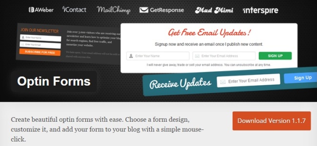 Optin Forms Plugin Optin Forms Plugin
