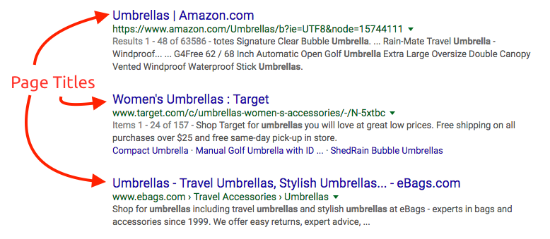 Page Titles for best on-page SEO