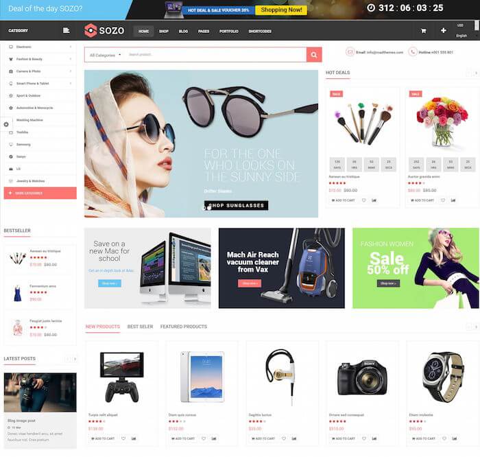 SOZO Mega Shop Theme SOZO Mega Shop Theme