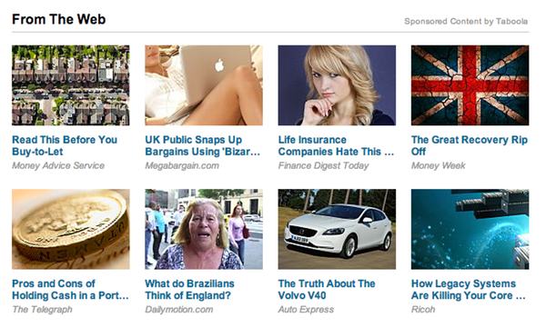 Taboola Native advertising, taboola