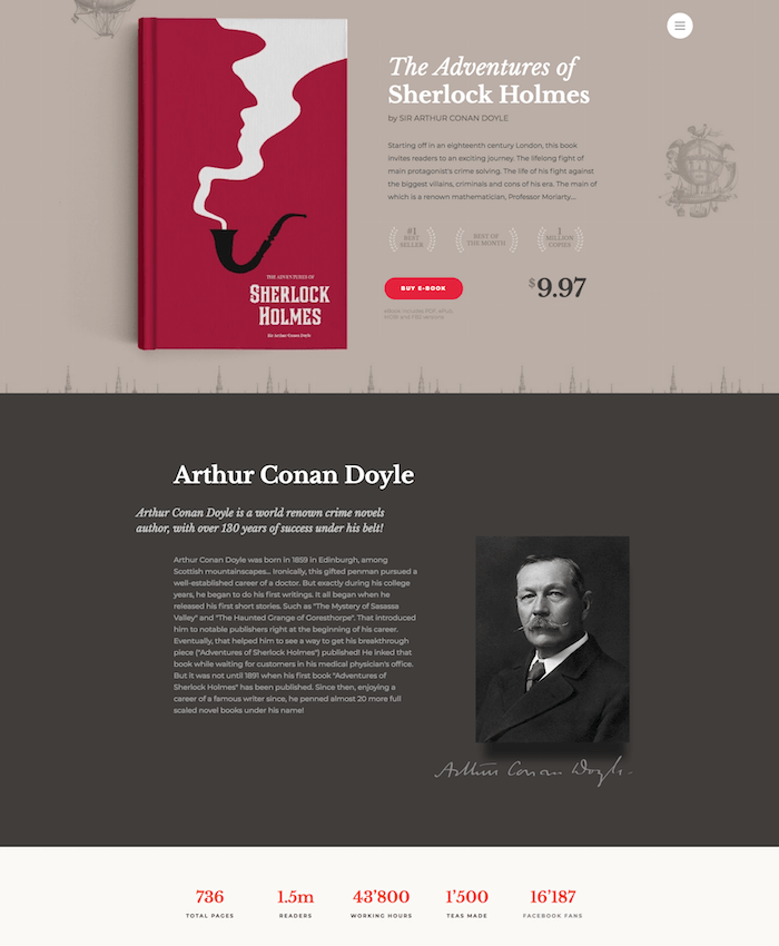 eBooks Website Template