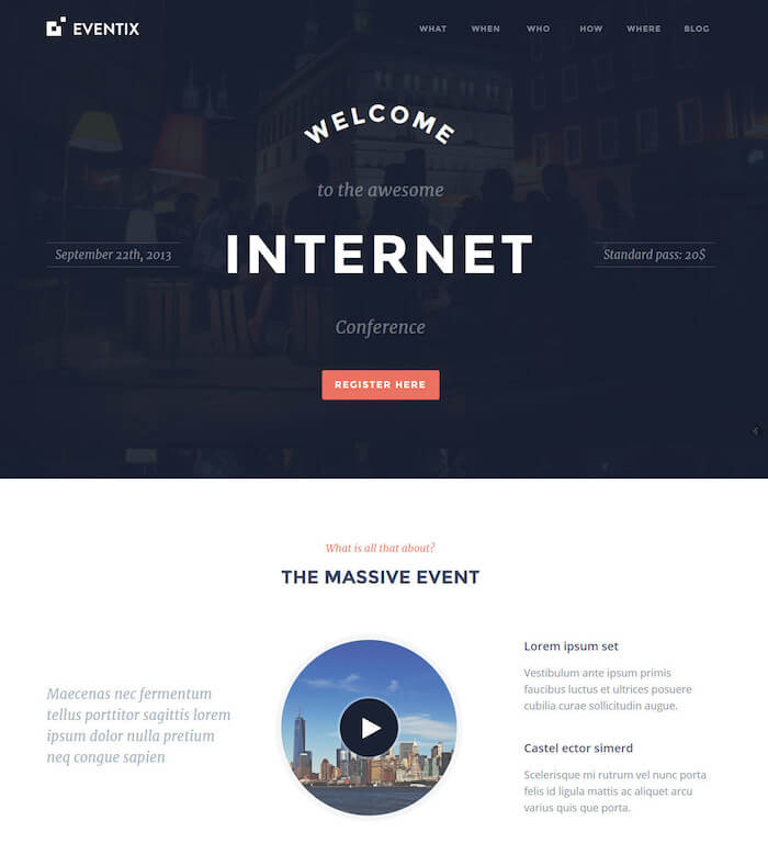 eventix-wordpress-landing-page-theme