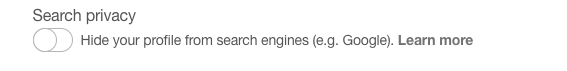 Dont block search engines Don't block search engines