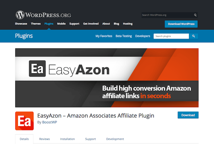 EasyAzon Amazon Associates Affiliate Plugin EasyAzon Amazon Associates Affiliate Plugin