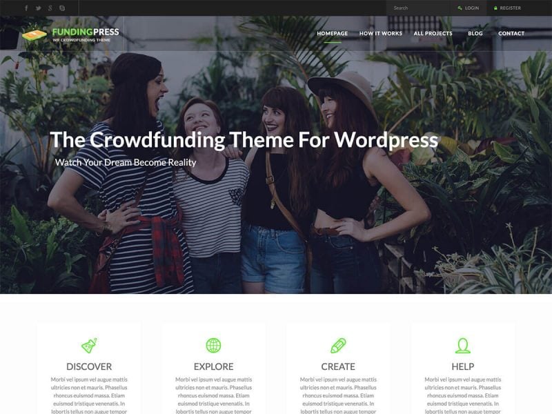 Funding Press Theme