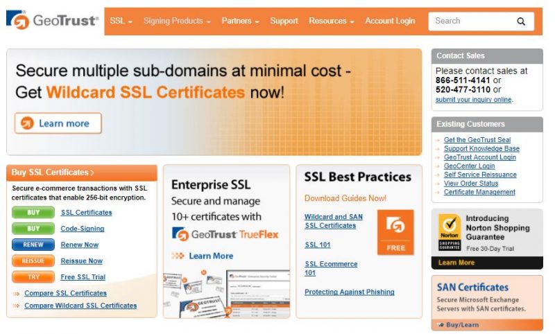GeoTrust SSL completely free SSL