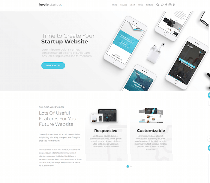 Jevelin WordPress Theme Jevelin WordPress Theme