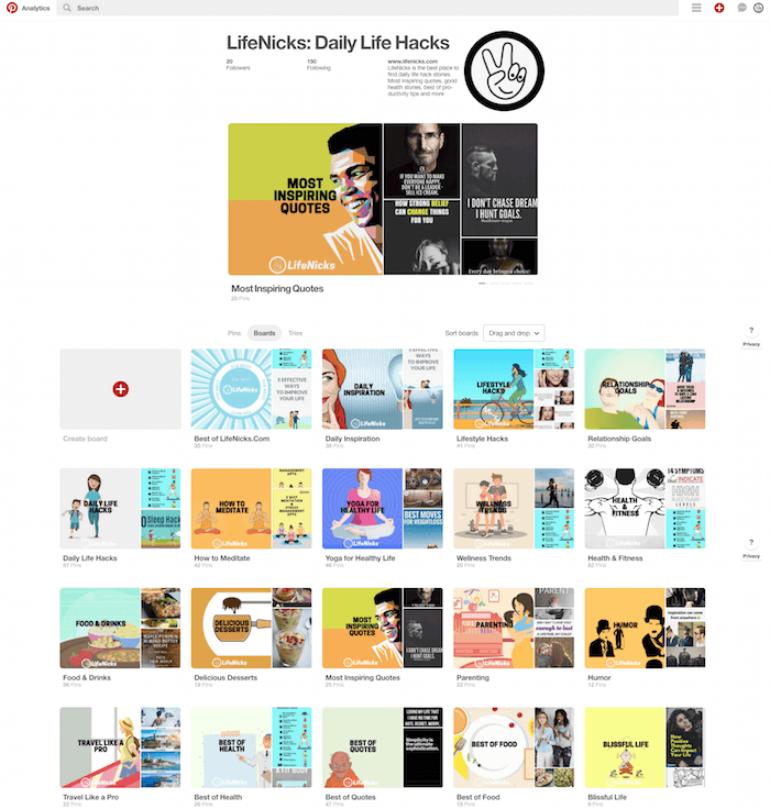 Optimize Pinterest Boards Optimize Pinterest Boards