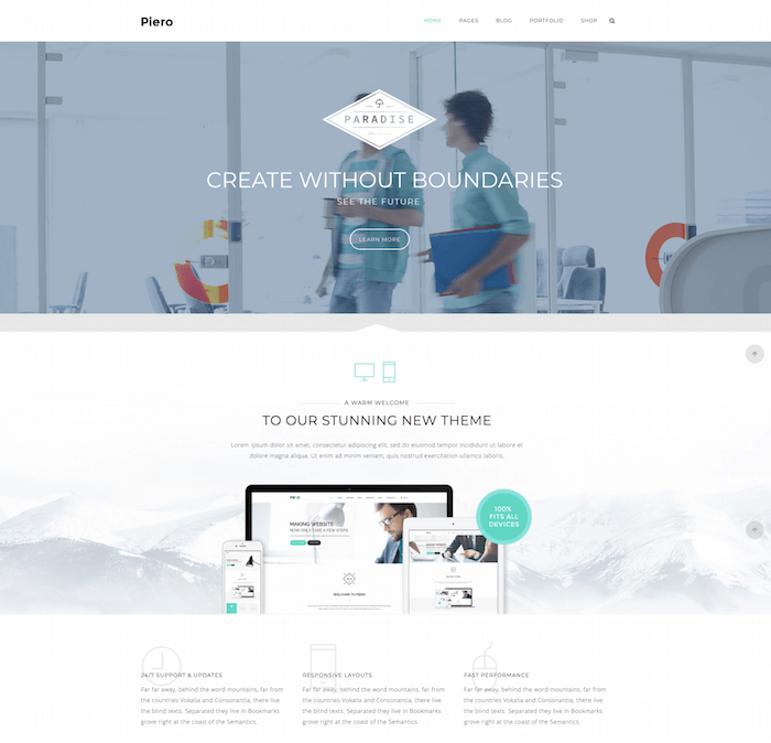 Piero WordPress Theme