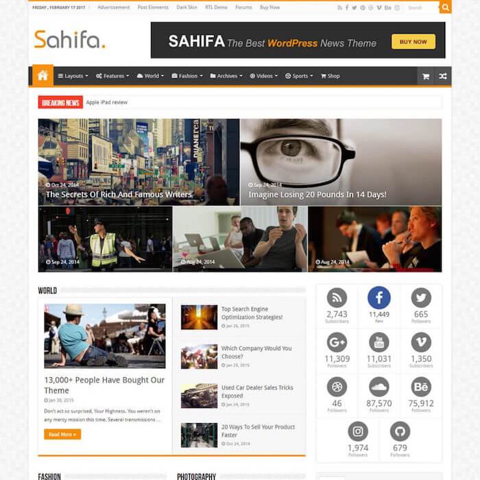 Sahifa Theme Sahifa Theme