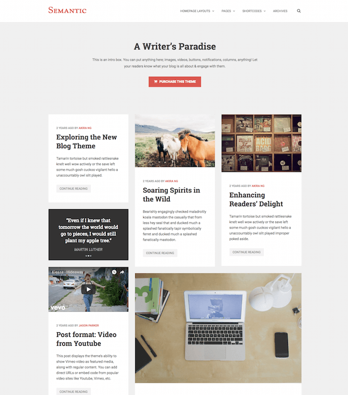 Semantic Theme Semantic Theme
