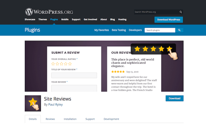 Site Reviews