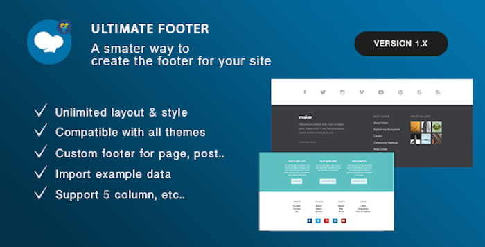 Ultimate Footer Builder