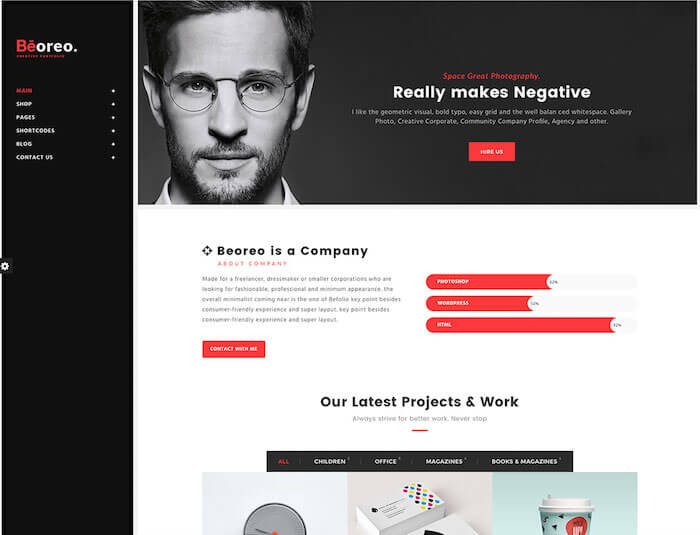 beoreo vcard wordpress website template beoreo-vcard-wordpress-website-template