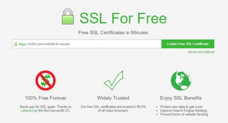 ssl for free trusted free SSL certificate providers
