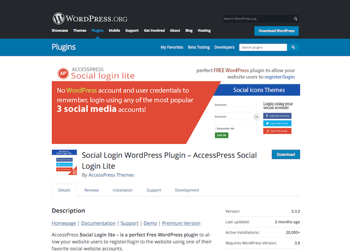 AccessPress Social Login Lite AccessPress Social Login Lite