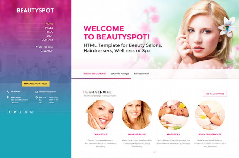 BeautySpot WordPress Theme