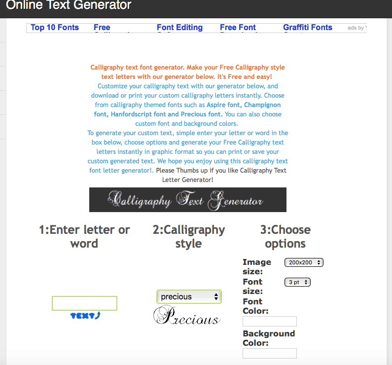 Online Text Generator