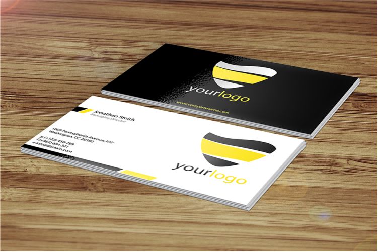 Customizable Business Card Mockup