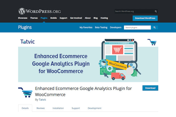 Enhanced Ecommerce Google Analytics Plugin