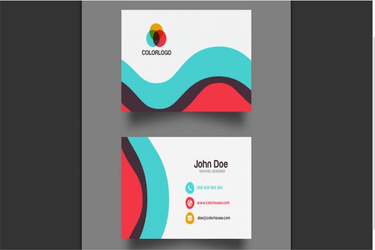 Flat Business Card