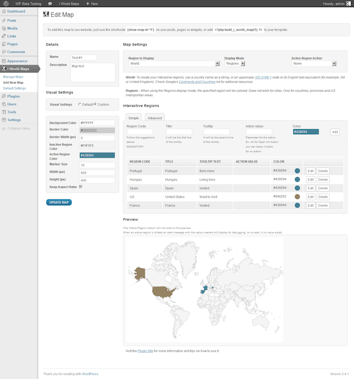 Interactive World Maps