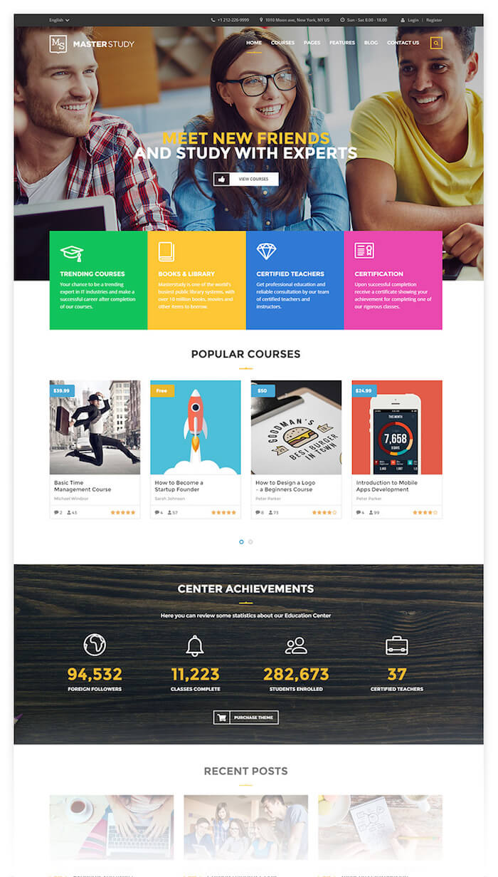 MasterStudy Education WordPress Theme