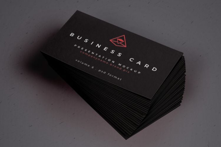 PSD Business Card Mockup