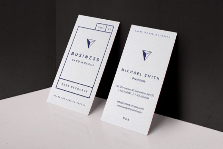 PSD Business Card Mockup Vol27