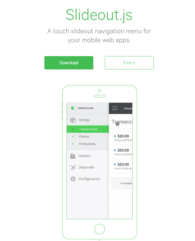 Slideout Mobile Menu Plugin