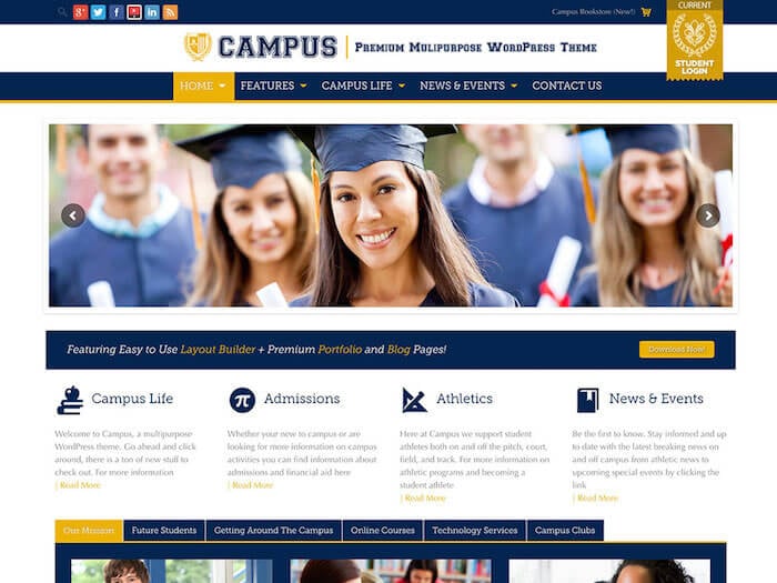 campus wordpress theme campus-wordpress-theme