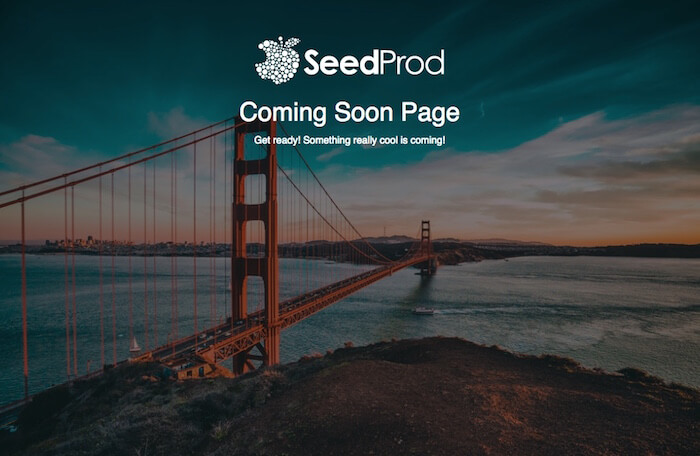 coming soon plugin for the WordPress sites