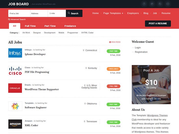 jobboard theme jobboard-theme