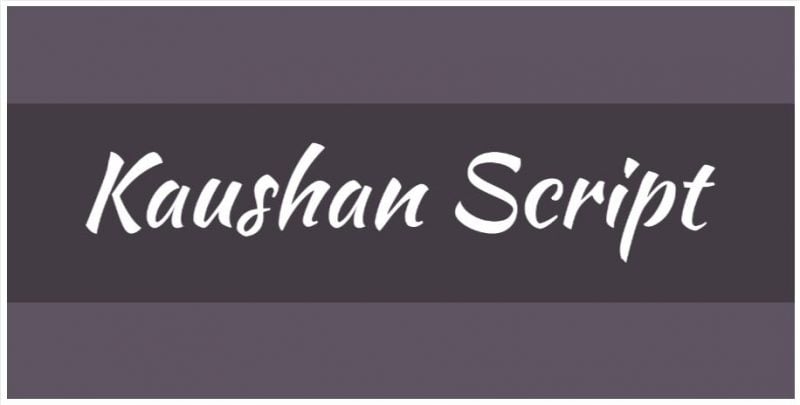 Kaushan Script Font