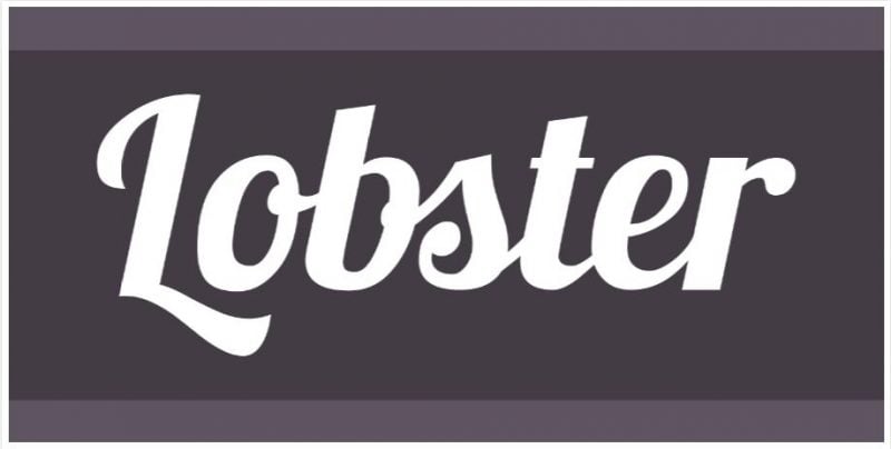 Lobster Font