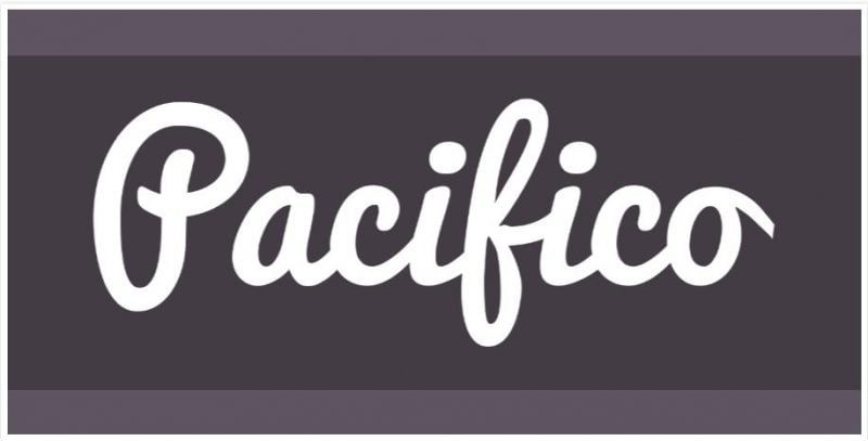 Pacifico Script Font