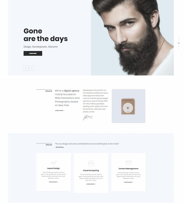 Adios Portfolio Theme