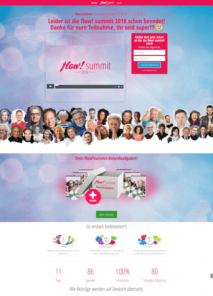 Divi Event Site Example Divi Event Site Example