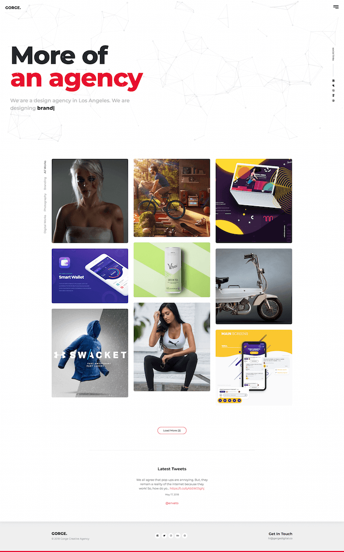 Gorge - Creative Portfolio Template