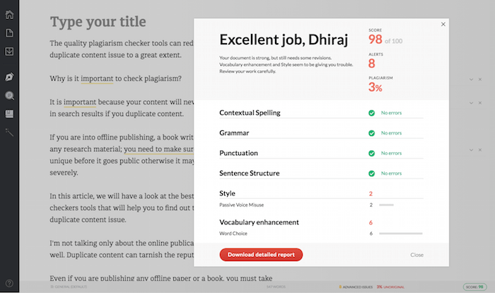 Grammarly plagiarism Checker Grammarly plagiarism Checker