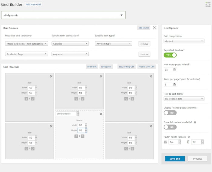 Media Grid Portfolio Plugin