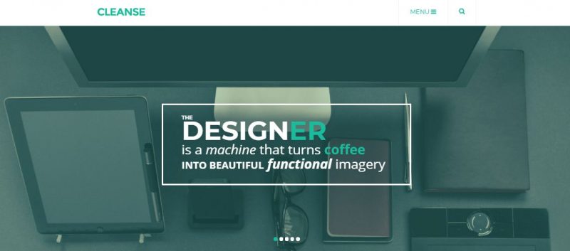 cleanse Cleanse – Minimal Portfolio HTML Template