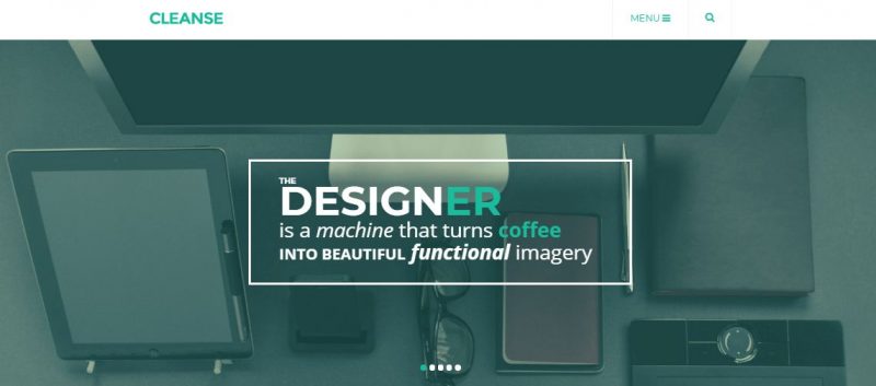 Cleanse – Minimal Portfolio HTML Template