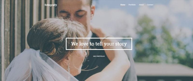 Modèle HTML de photographie