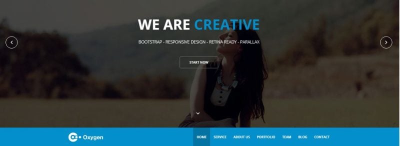 oxygen Oxygen HTML Template