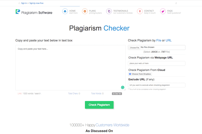 plagiarismsoftware