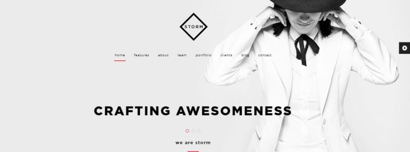 storm Storm HTML Template