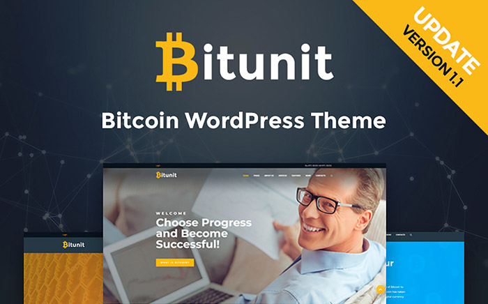 Modelo de Bitcoin WordPress