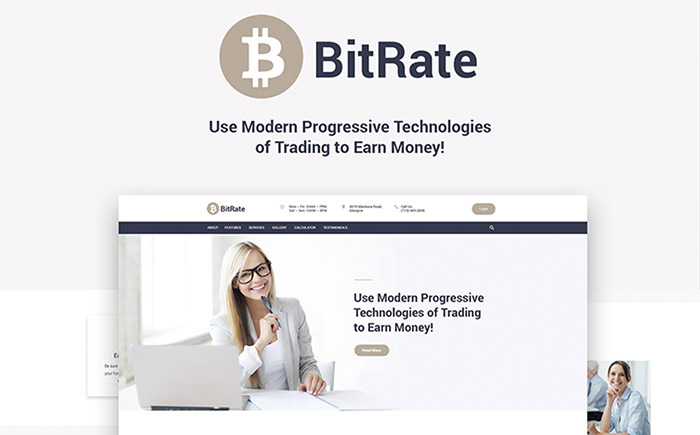 BitRate - Tema WordPress Bitcoin