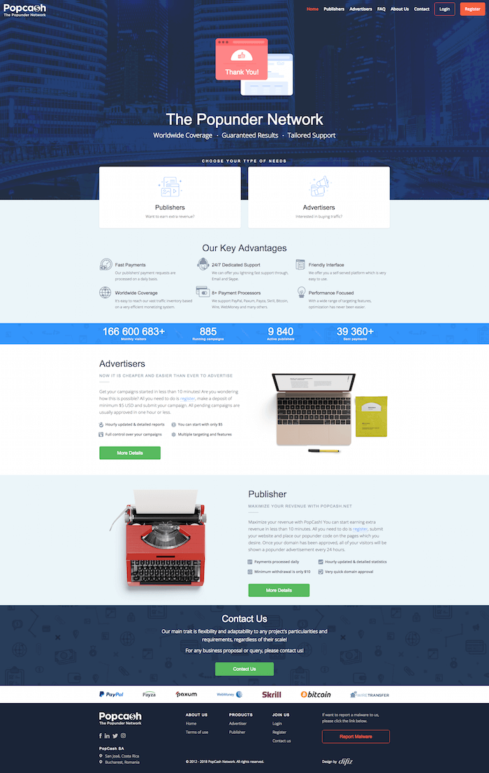 PopCash Platform